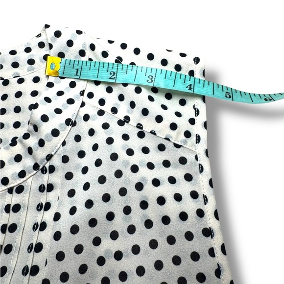 J. Crew Printed tuxedo cami top Sz 4 EUC‎ - Picture 5 of 9